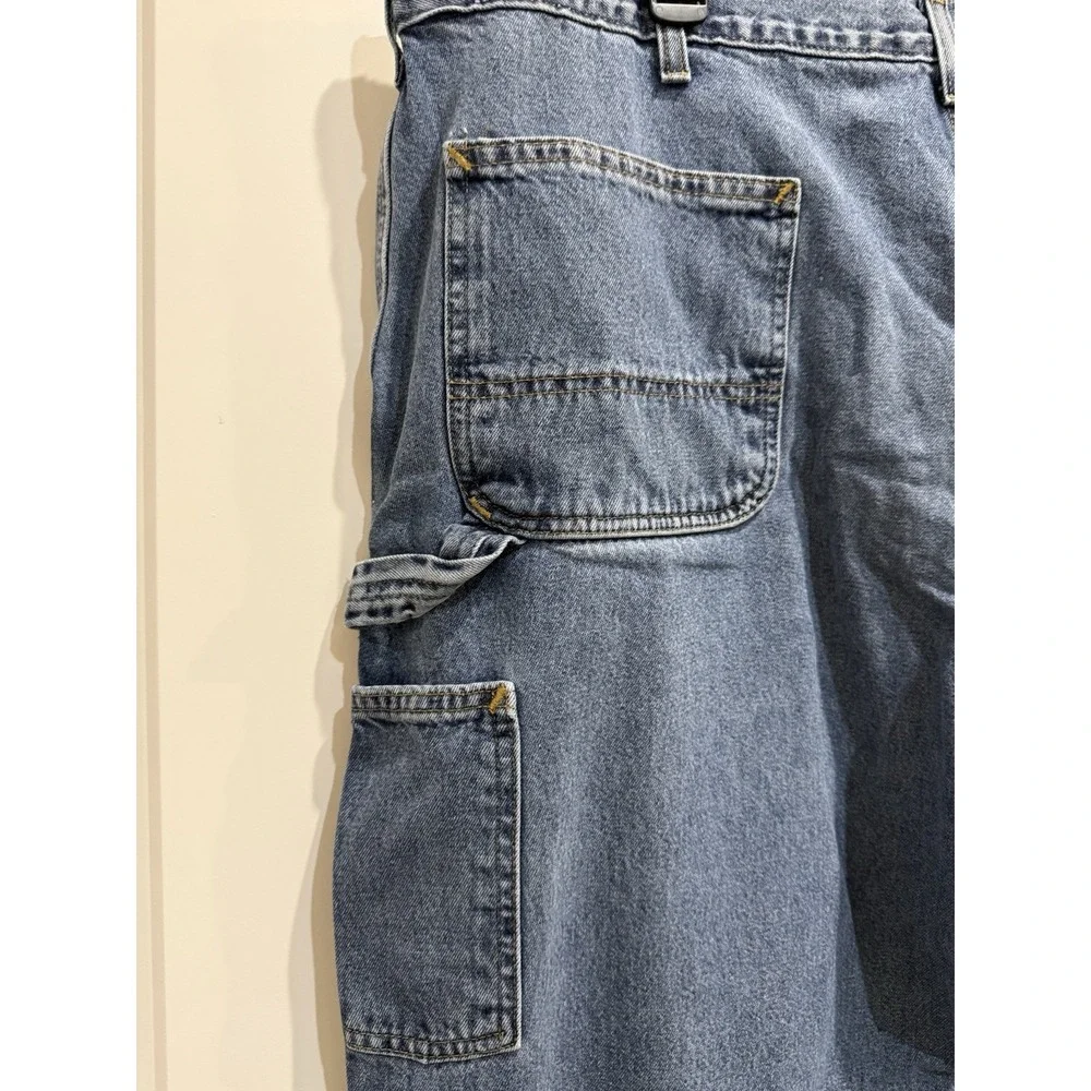 Carhartt B13 DPS Carpenter Jeans Mens 40x32 Original Dungaree Fit Blue Denim